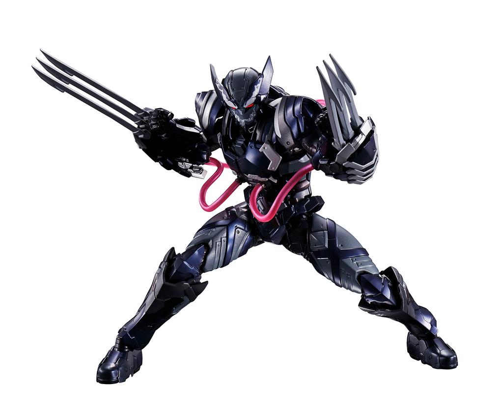 TAMASHII NATIONS Tech On Avengers Venom Symbiote Wolverine 160mm Painted Movable Figure BAS64165 S.H.Figuarts Approx. ABS&PVC