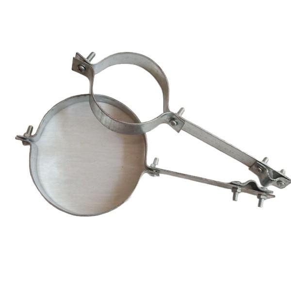 Cast Iron Pipe Lightning Rod Clamp for Rooftop Vent & Rebar, Lightning Protection Clip 75