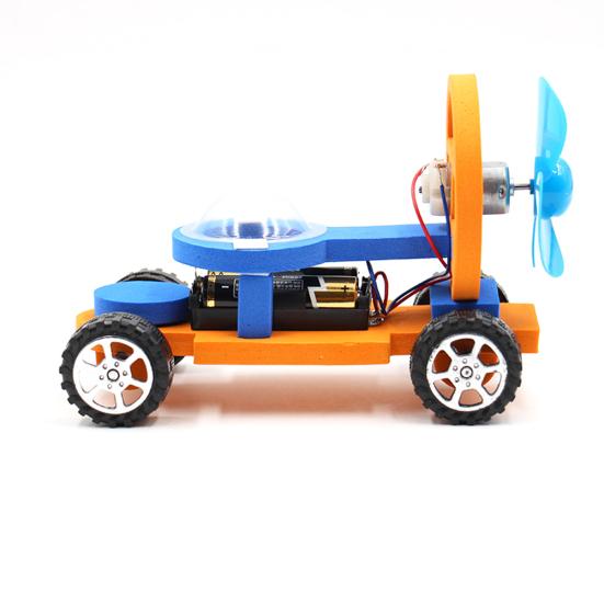 DIY Assembly Electric Racing Car Science Experiment Model Educational Kids Toy