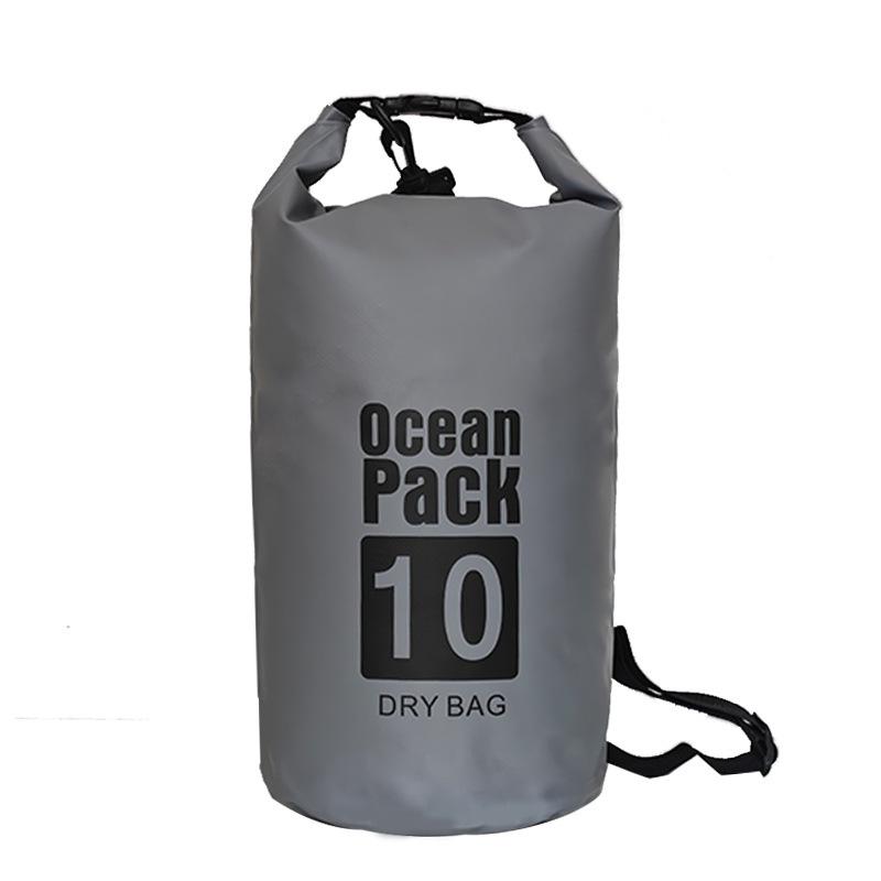 Large Capacity Waterproof PVC Outdoor Bag - Portable for Diving, Mountaineering, Swimming; Single/Double Shoulder Storage