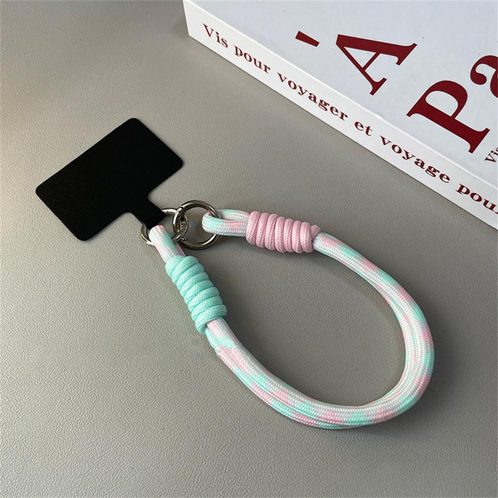 Coloful Can Be Carried Twist Rope Lanyard Hanging Decoration Phone Anti-loss Pendant Fashion Strong Wrist Short Straps Band