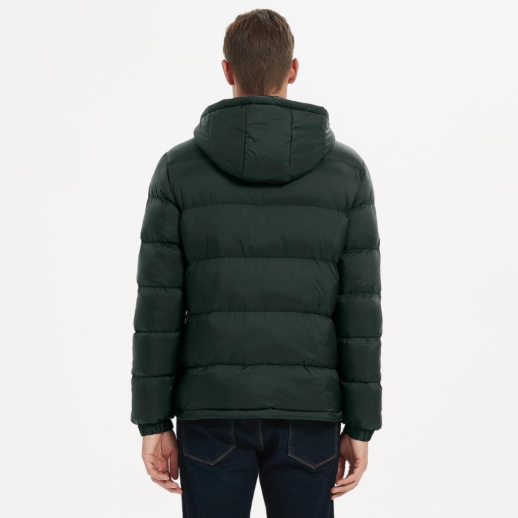 CEEN Lightweight Down Jacket for Fall and Lightweight and Comfortable for Outdoor Casual Hooded Warm and Warm for Commuting and Solid Unisex Men's