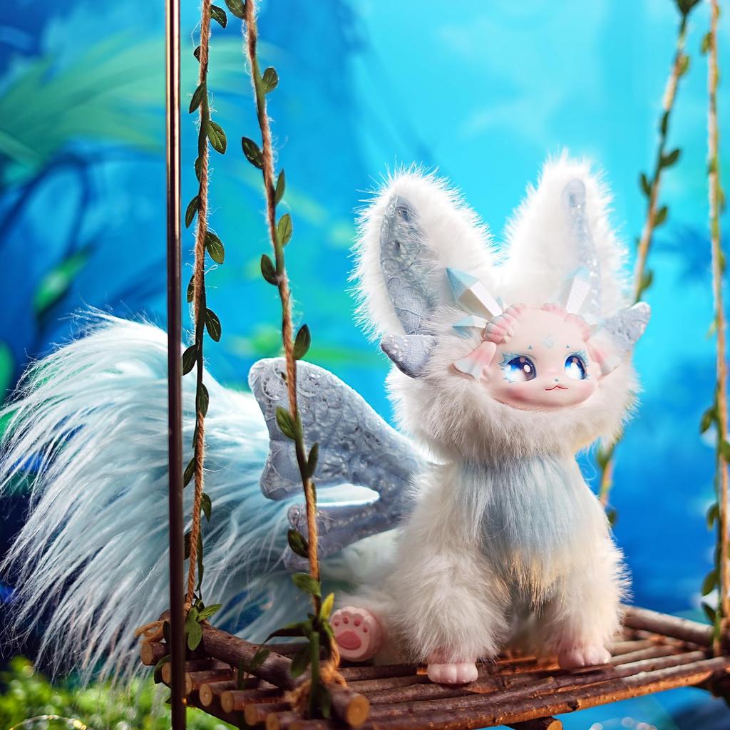 ICY Fortune Days Blind Box Round Fantastic Creatures Plush 1 Approximately 18cm Made of and Gift Edition, 2, Series, Doll, Piece, Box, Tall,