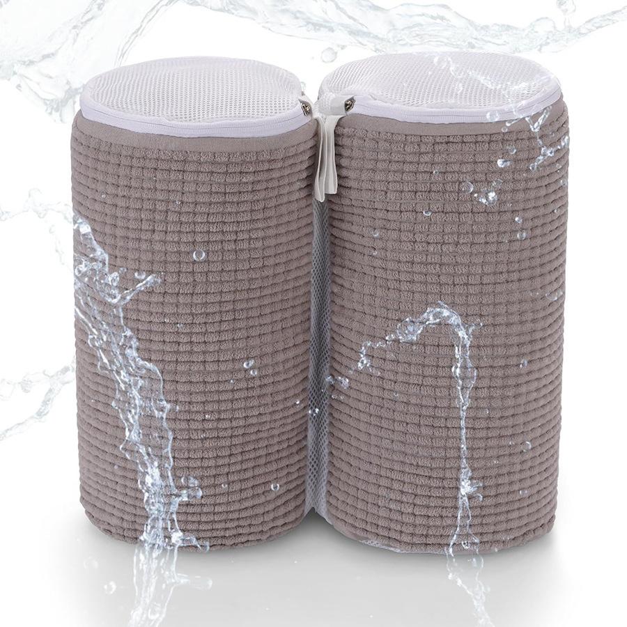 

Shoe Washing Machine Bag Shoe Bag Multipurpose Breathable Dustproof Protective Scratch Resistance for Socks for Sneakers светло-серый