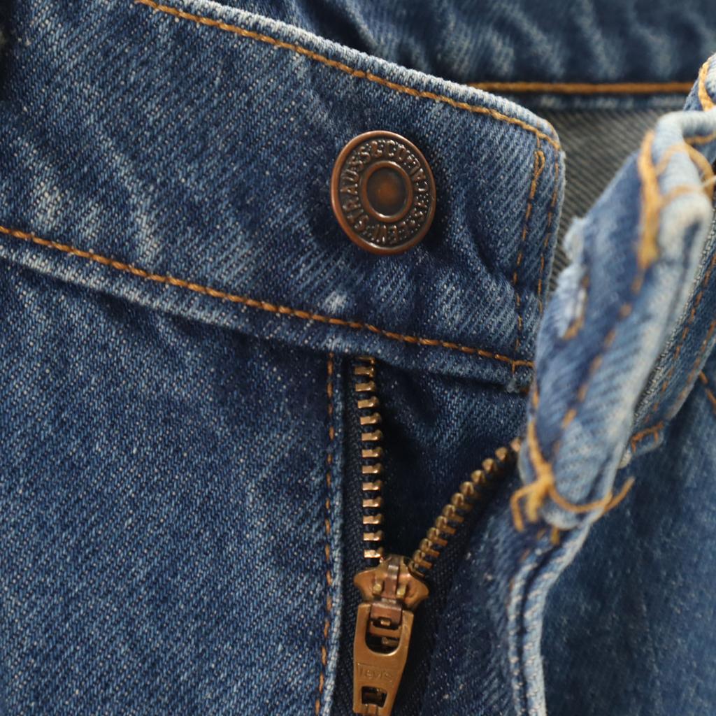 Levi's 90s Made in America Old Tapered denim pants W29 Blue 515 Women Used