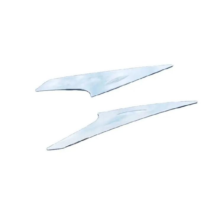 For Toyota Yaris Cross (XP210)    Car Accessories ABS Chrome Headlamp Lamp Eyebrow Trim Molding