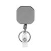 New Retractable Key Ring ID Card Badge Holder Retractable Key Chain Lanyard Clip Badge Reel Clip