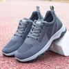 New fly-woven couple sneakers running shoes mesh breathable casual walking shoes