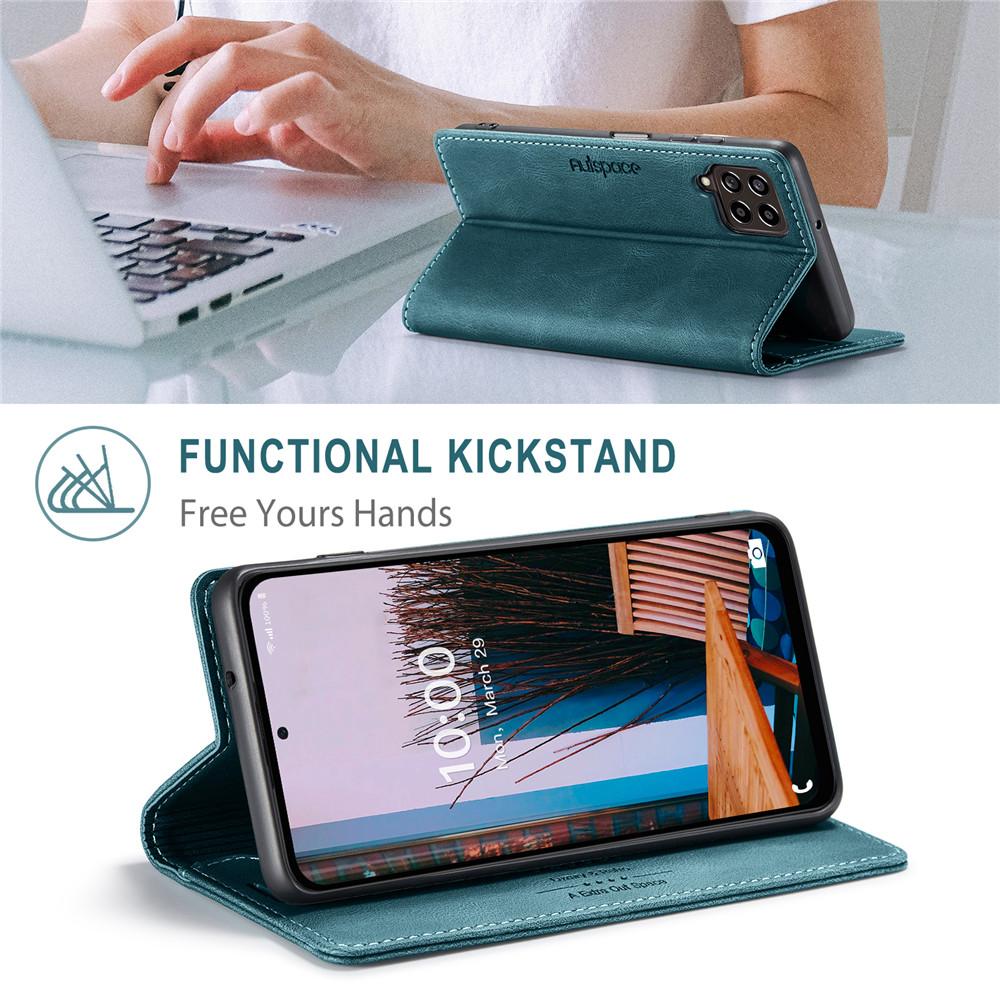 Luxury Genuine Leather Magnetic Wallet Flip Case for Samsung Galaxy M53 M33 M13 M32 M31 M12 M23 Card Slot Stand Shockproof Foldable Protection Cover