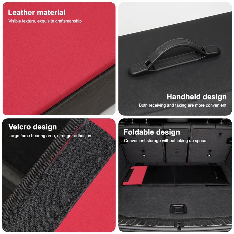 Car Leather Storage Box Auto Trunk Organizer Bag Accessories For Mercedes Benz AMG GLC W203 W206 W220 W205 W211 W212 W201 W210