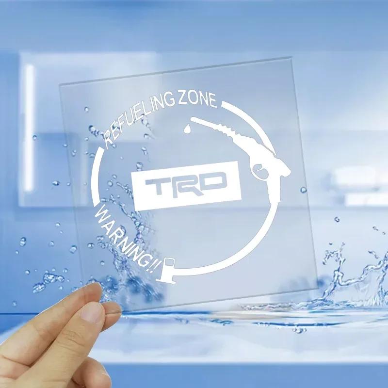 Vinylové reflexní nálepky s logem auta na víčko palivové nádrže, samolepky, doplňky pro Toyota TRD E150 E120 Land Cruiser 200 Chr Corolla Yaris Rav4