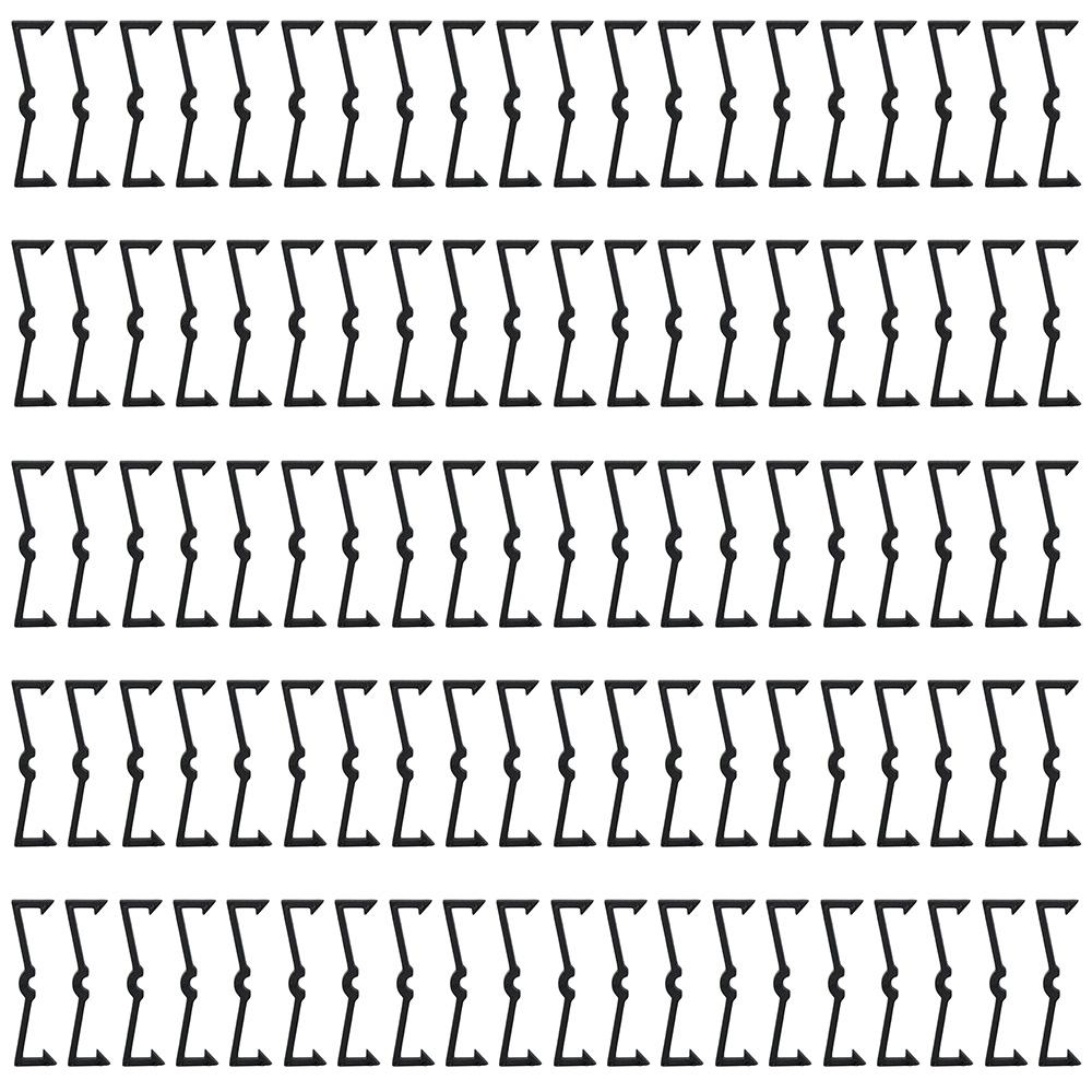 

100 шт., незакрепленный инструмент для застежки, безопасный зажим, крючок-органайзер, пластиковые замки, замки-колышки