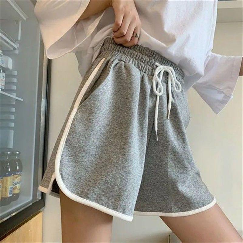 

Women s Plus Size High Waist Casual Wide Leg Shorts - Korean Summer Style M (Recommended 95 lbs)
