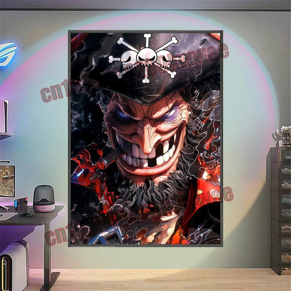 Monkey D Luffy Epic Anime Poster  Dynamic One Piece Premium Canvas Wall Decor Ideal for Bedroom  Anime Collection Fans
