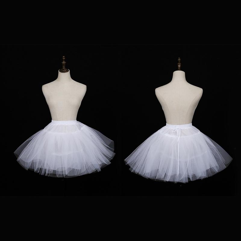Girls Petticoat Underskirt Hoopless Tulle Underskirt For Dresses Crinoline Skirt  Women White Crinoline Petticoat