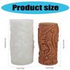 Cylindrical Scened Candle Molds Castings Molds Flowers Silicone Moulds Plasters Molds Ornament Molds Candle Making Molds