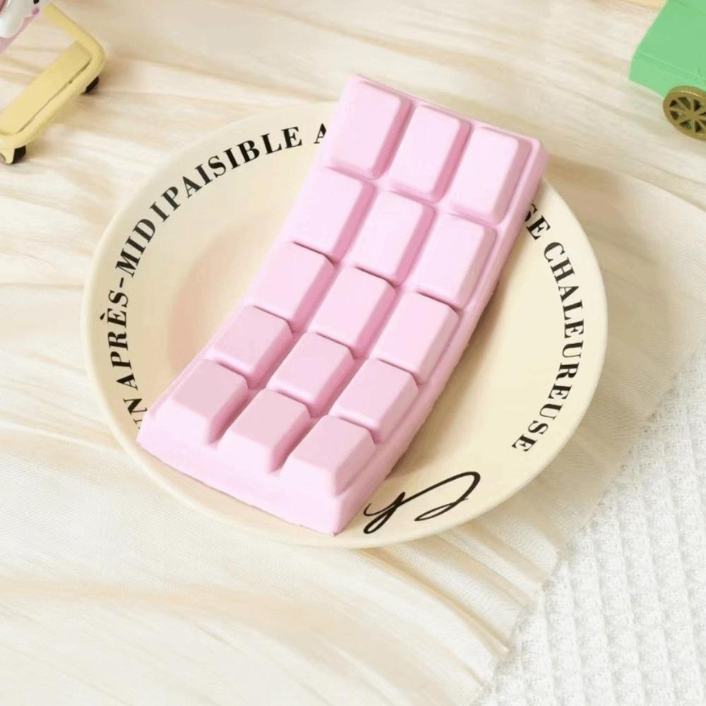Simulierte Schokolade Langsam Aufgehendes Squishy Weiche Textur Langsame Rückfederung Fidget Knetspielzeug Handentspannung