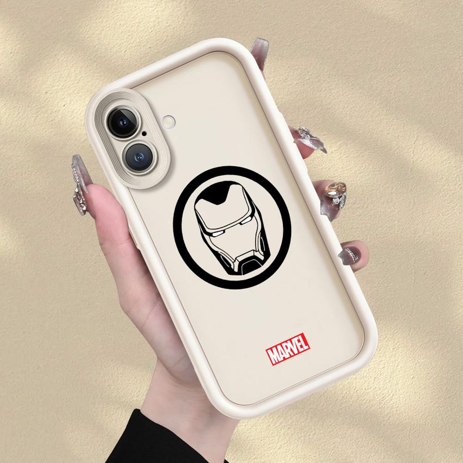Weiche Hülle für iPhone XR 15 16 14 Plus 16e XS Max 13 12 11 Pro Max 17 Air Marvel Sipider Man Ironman