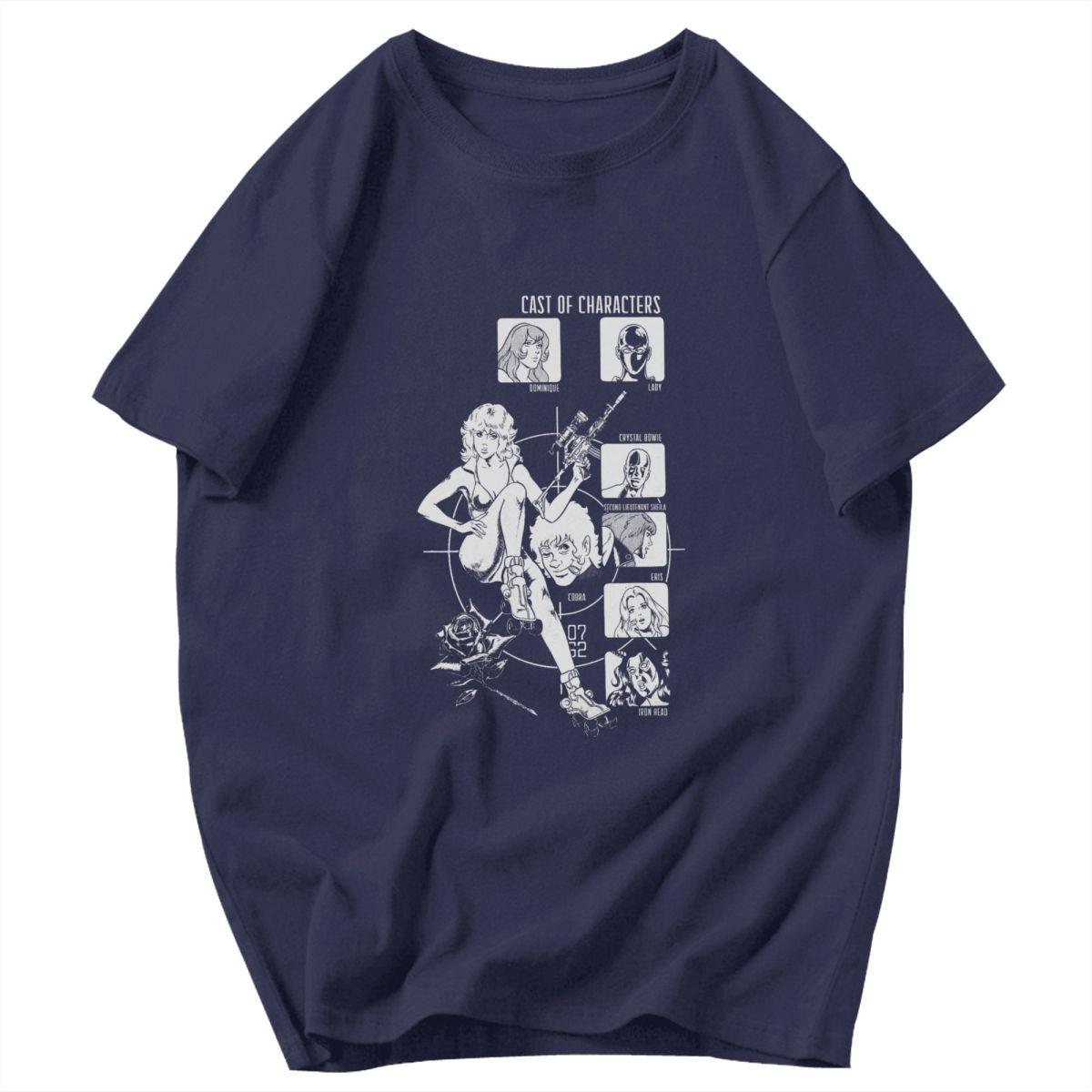 

Men T Shirt Space Adventure Cobra Manga Idea Y2K Graphic Oneck Unisex Clothes T Shirts 4XL