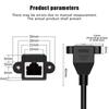 Cate5 Ethernet Cable Rj45 Up Down Left Right Angle Network Cable Patch Short Cord 0.3/0.5/0.6/1M