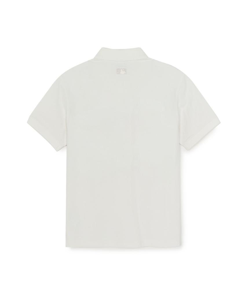 Emelbi Basic Comfortable Fit Collared T-Shirt Ny (Ivory)