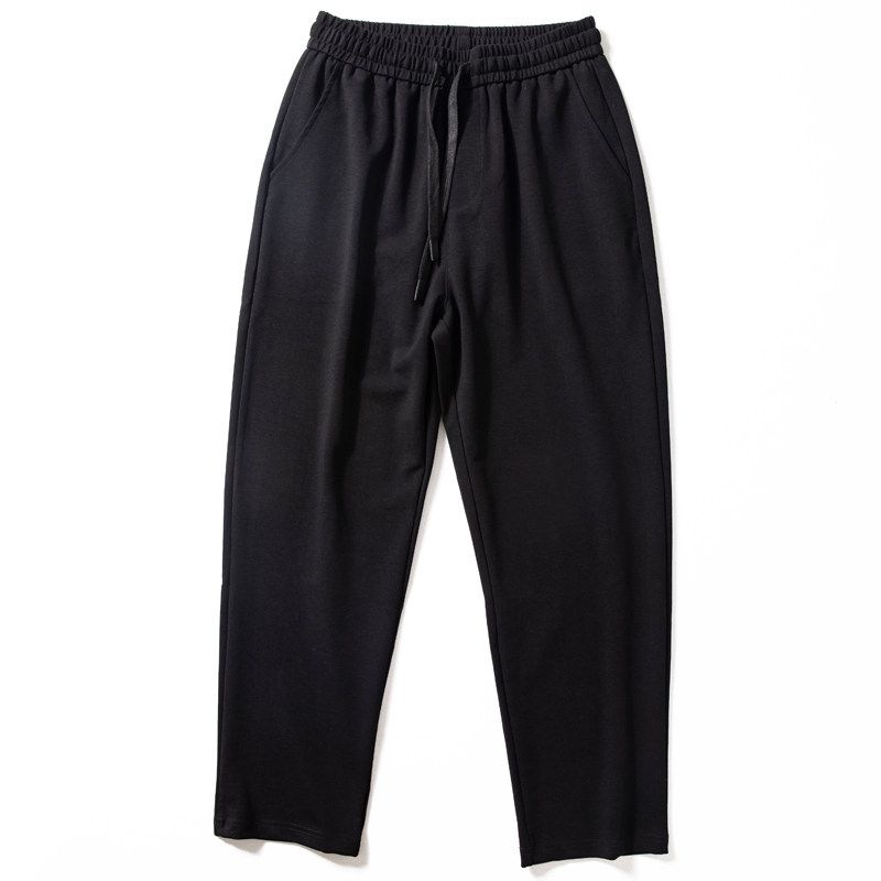 Pants Summer Men s Ice Silk Drape Breathable Stretch Pants Men Thin Lyocell Anti-Wrinkle Cool Casual Pants Black L