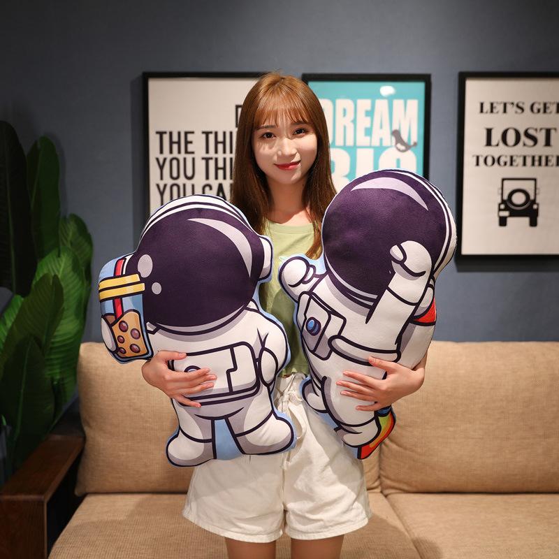 Creative Astronaut Throw Pillow Plush Toy Home Sofa Cushion Decoration Girl Holding Sleeping Doll