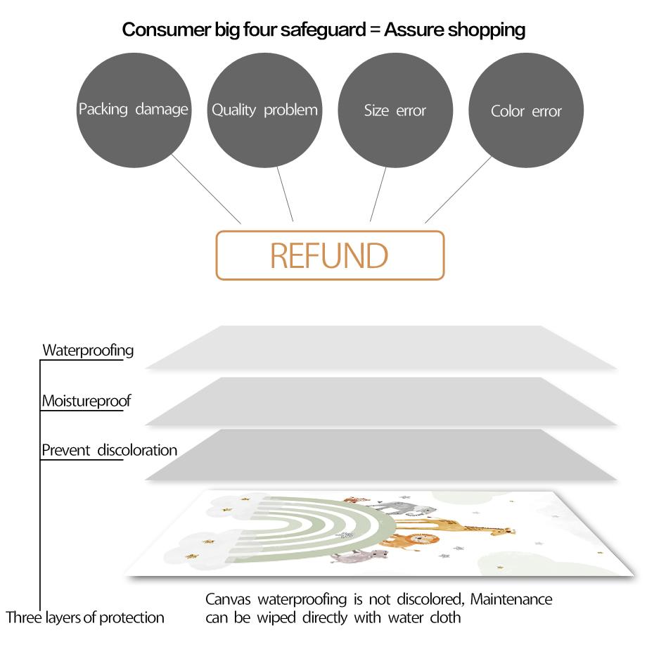 Rainbow Train Lion Giraffe Hot Balloon Nursery Wall Art Canvas Painting Posters And Prints Wall Pictures Baby Kids Room Decor