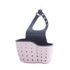 Adjustable Button-type Sink Draining Hanging Bag Kitchen Faucet Sponge Double-layer Draining Hanging Basket