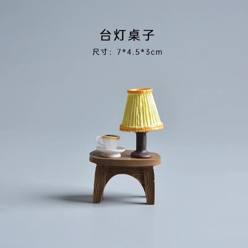 Cute Cartoon Cat Frog Bear Yellow Chair Computer Model Office Ornament Mini Home Decor Crafts Accessories Desktop Figurines Gift