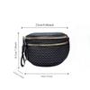 Ladies Mesh Lightweight Messenger Bag Multi-Zipper Casual Versatile Shoulder Handbag