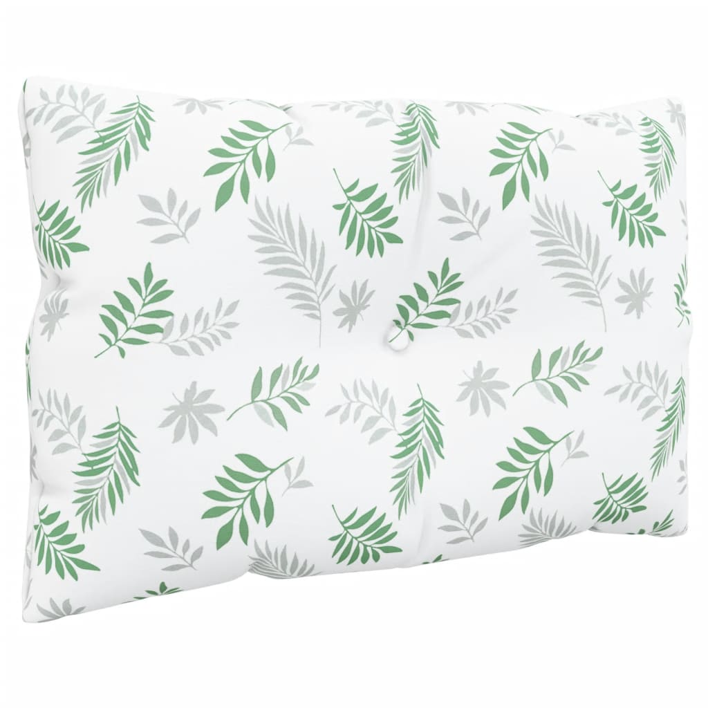 Pallet Cushions 2 pcs Leaf Pattern Oxford Fabric