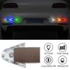 1PCS Solar Power Motorcycle Front Rear Decorative Light Arrow-Shaped LED Safety Warning Strobe Light Colorful Turn Signal Lamp