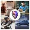 Mdikawe Skull Car Window Sticker,Skeleton Head Sticker,Skeleton Head Decal for Truck Window - American