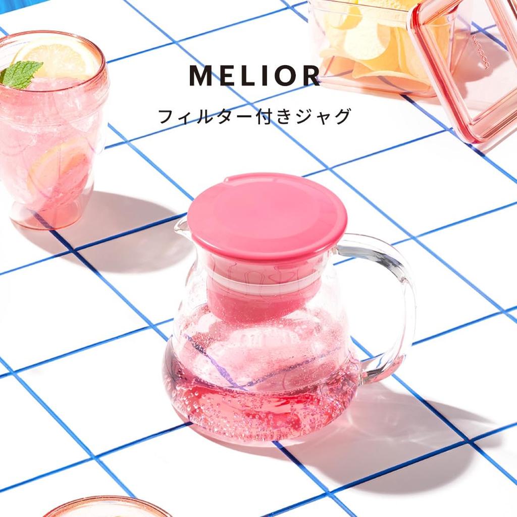 BODUM MELIOR Coffee ServerTeapot with Filter, 600ml, 80th Anniversary Limited Edition, Gray, for Coffee, Black Tea, Green Tea, Chinese Tea, Herbal