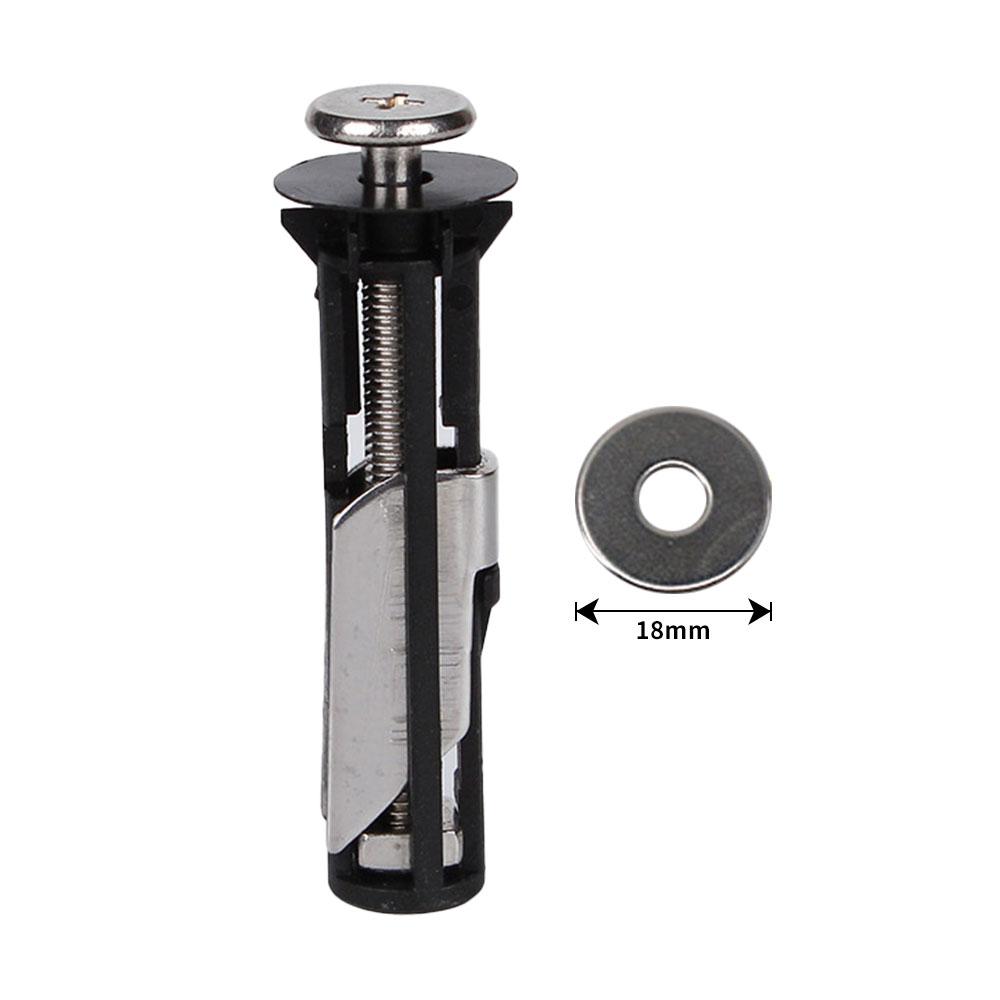 Universal Stainless Steel Water Tank Toilet Seat Hinges Bolts Screws Replacement Bathroom Fixture Toilet Lid Fixing Parts