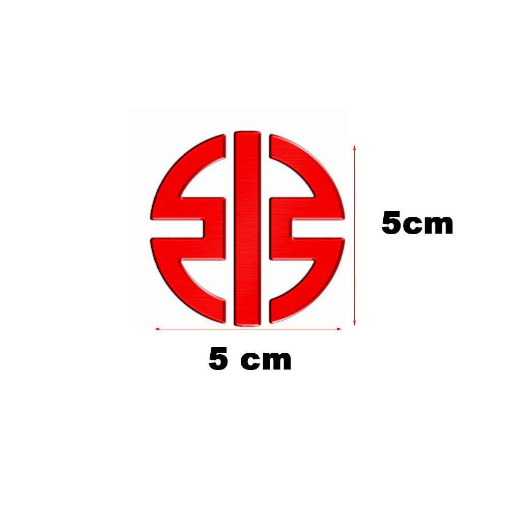 Kawasaki motorcycle head logo 3D car sticker personalized decoration waterproof sticker locomotive electric vehicle modification labeling