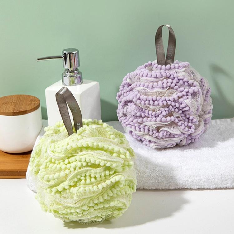 Mesh Shower Ball 80g Exfoliating Body Scrubber Shower Sponge Puff for Women Men