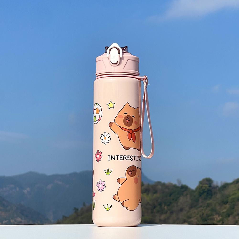 3PCS Set Capybara School Bags for Girls Primary Schoolbag Cartoon Backpack Set Rucksack Bagpack Kids Cute Children Book Bags