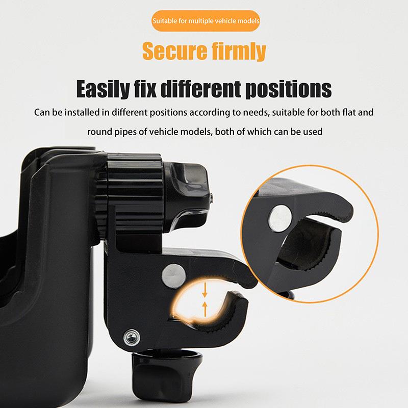 1 Piece Universal Bottle Holder 2-In-1 Stroller Water Cup Holder With Phone Holder For Wheelchair Toddler Diy Accessories