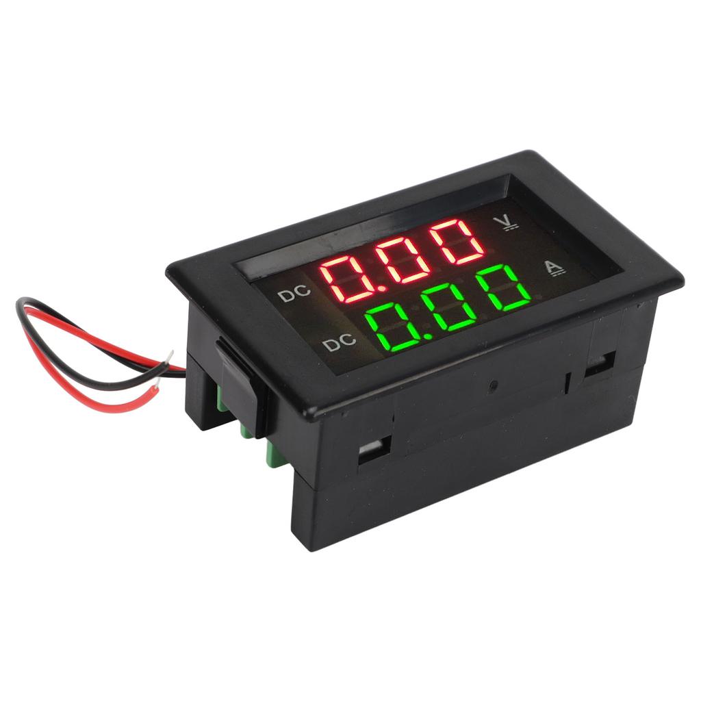 YB4835VA Digital Voltmeter Ammeter DC 600V 100A Decimal Point Automatic Shift Dual Display Current Voltmeter