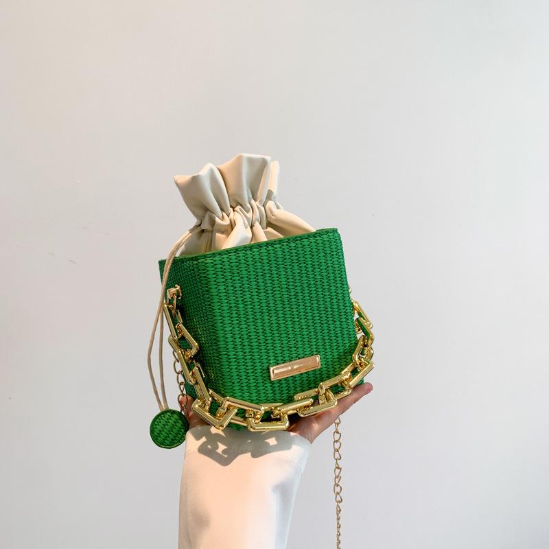 Мини модная цепочка сумка летняя новая плечо мессенджер сумка ремень маленькая квадратная сумка тренд зелёный