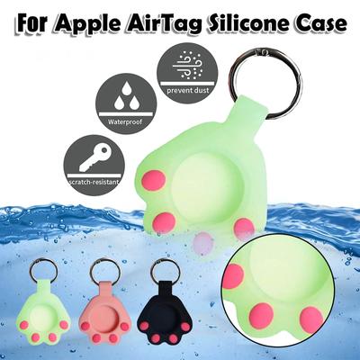 Sagit For  AirTag Soft Case Cat  Anti-drop Silicone Cover AirTags