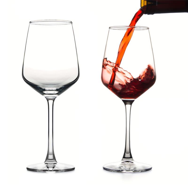 2/4/6pcs Red/White Wine Glasses Set, 12oz Durable Long Stem Glasses, Lead-Free Goblet, for Home Wedding Party Christmas