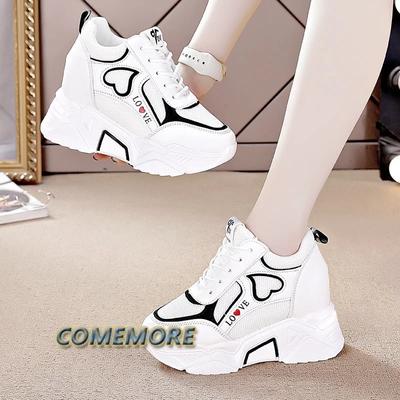 High Quality Women's Platform Sneakers 2024 New Chunky Woman Casual Shoes Basket Female Fashion Sport Mesh Lace Up Shoes Autumn