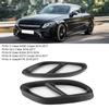 2 st Rostfritt Stål Bakre Avgasrör Ventilationsskydd Trim Passar för Mercedes Benz C-Klass
