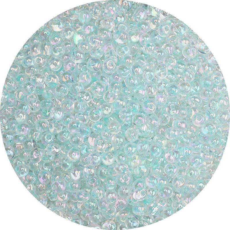 4mm Water Drop Colorful Glass Millet Beads Handmade Diy Jewelry Materials Loose Beads Accessories Package Hanging Necklace Strings Beads Nice Beads