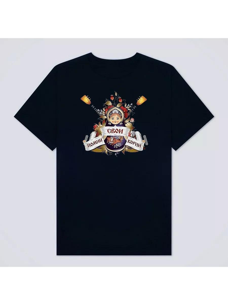 Heart Pattern Printed T-shirt M