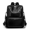 Large Capacity Women's Backpack Travel PU Backpack Student Schoolbag