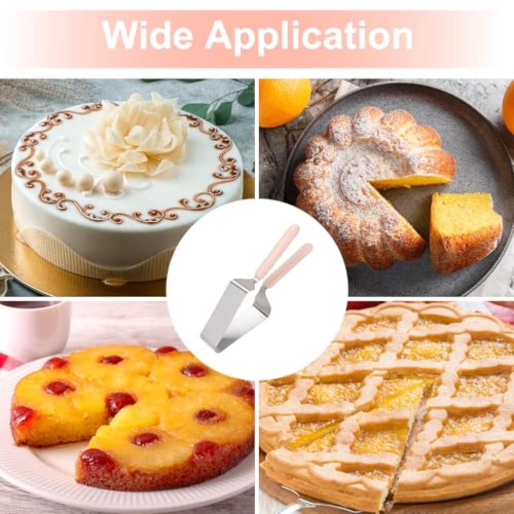 1/2pcs Triangular Stainless Steel Cake Slicer Dessert Shop Cutter Fudge Dessert Slicing Processing Birthday Kitchen Tools